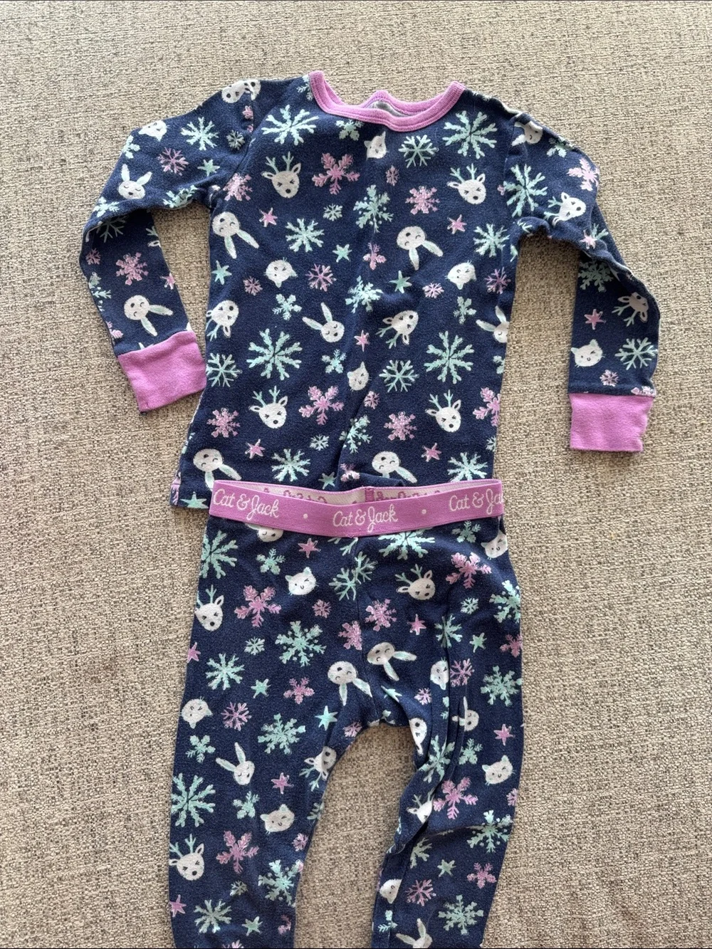 Girls 4T Long sleeve pajama bundle